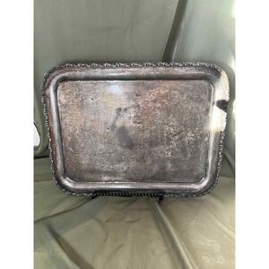 E.G. Webster & Son Silverplate Serving Tray 10x13" 813